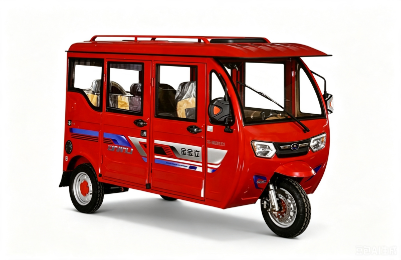 4-Seat Fully Enclosed Passenger Tricycle